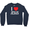i love jesus Crewneck Sweatshirt