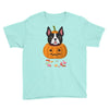 haloween french bulldog Youth Tee