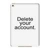 delete your account iPad Mini 4