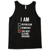 republican, democrat, busy slaying dragons fantasy Tank Top