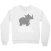 chubby unicorn rhino Crewneck Sweatshirt