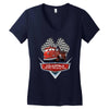grandma fire trucks Women's V-Neck T-Shirt