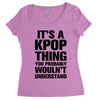 it's a kpop thing you probably wouln't understand Women's Triblend Scoop T-shirt