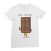 girls love me Ladies Fitted T-Shirt