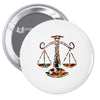 ethnic libra Pin-back button
