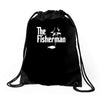the fisherman Drawstring Bags
