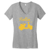 retro kult vespa 50 t shirt scooter roller s m l xl xxl Women's V-Neck T-Shirt