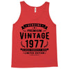 Genuine Premium Vintage 1977 Classic Perfectly Aged Limited Edition Tank Top