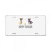 happy meowr License Plate