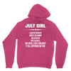 Super July Girl Unisex Hoodie