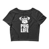 pug life dog tee new Crop Top