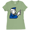 go to jail monopoly Ladies Fitted T-Shirt