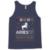 santa aries xhristmas ugly t shirts Tank Top