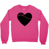 black heart Crewneck Sweatshirt