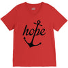hope anchor religious V-Neck Tee