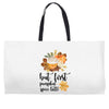 but first pumpkin spice Weekender Totes