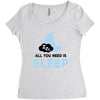 All You Need is Sleep Women's Triblend Scoop T-shirt