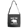 chubby unicorn Adjustable Strap Totes