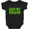 kiss my grass Baby Bodysuit