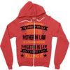 Super Cool Mother In Law Of A Freaking Awesome Daughter Zipper Hoodie
