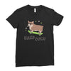 hard corg Ladies Fitted T-Shirt