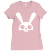skull bunny Ladies Fitted T-Shirt
