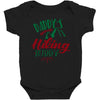 Daddy Hiking Buddy Mountains Baby Bodysuit