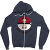 schrodinger ball Zipper Hoodie