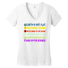 stand up for science Women's V-Neck T-Shirt