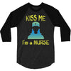 kiss a nurse 3/4 Sleeve Shirt
