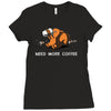 need more coffee Ladies Fitted T-Shirt