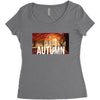 Moto Autumn Women's Triblend Scoop T-shirt