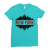 new york Ladies Fitted T-Shirt