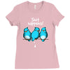 shit happens Ladies Fitted T-Shirt