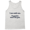 i went outsude once Tank Top