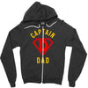 captain dad hero Zipper Hoodie