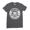 death before decaf Ladies Fitted T-Shirt
