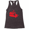 Canada Continent Roots Racerback Tank