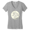 I Love You To The Moon And Back Women's V-Neck T-Shirt