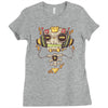robo music Ladies Fitted T-Shirt