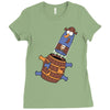 pop up knuckles1 Ladies Fitted T-Shirt