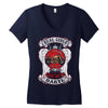 Real Girls Ride With Daryl Women's V-Neck T-Shirt