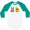 totoro &amp; pikachu onesie 3/4 Sleeve Shirt