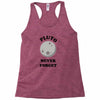 pluto never forget Racerback Tank