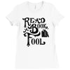 read a book, fool Ladies Fitted T-Shirt
