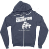 beer pong champion Zipper Hoodie