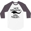 New Mommy 2018 Rokie Dept. 3/4 Sleeve Shirt