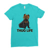 thug life Ladies Fitted T-Shirt