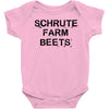 schrute farm beets Baby Bodysuit