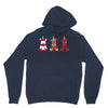 Three Cute But Angry Unicorn Unisex Hoodie